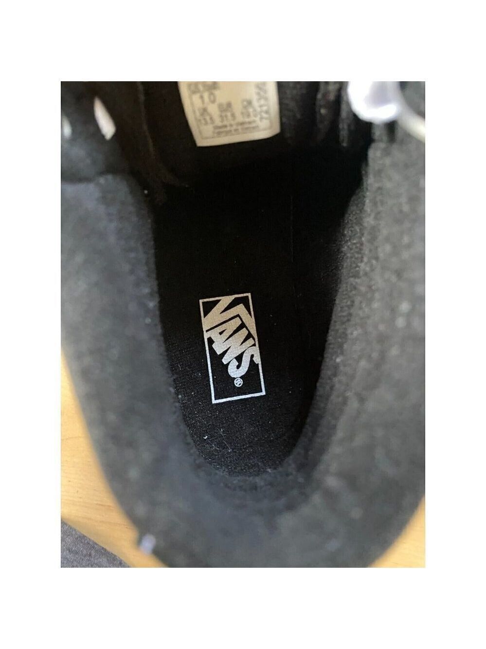 VANS BNWT "SK8" hi top sneakers boys NEW black white - Picture 4 of 8